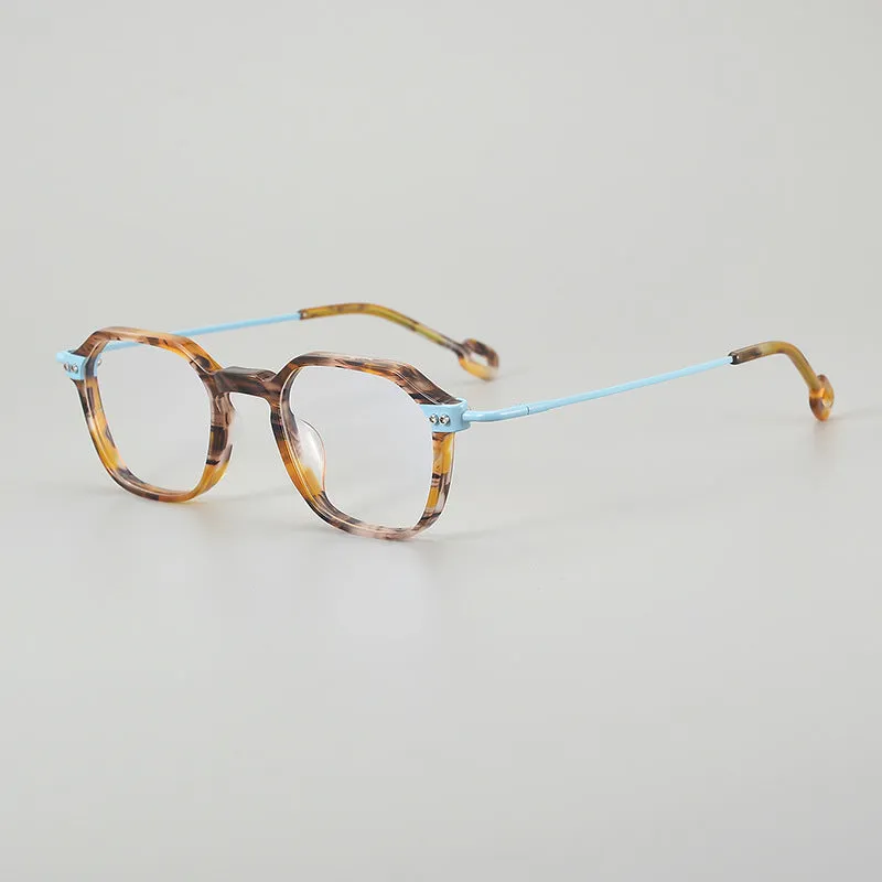 Acetate Geometric Glasses Frame BY AEV-007