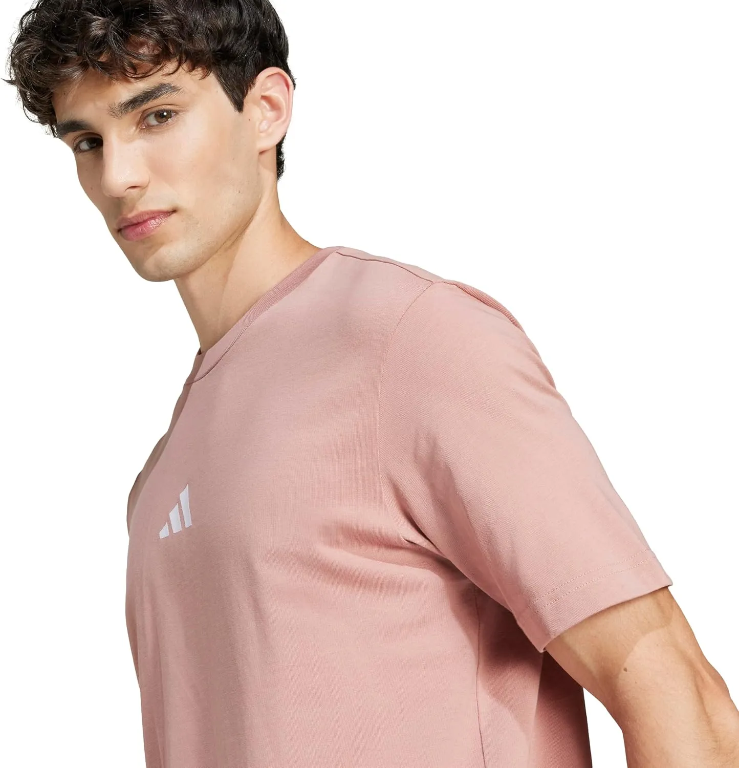 adidas Men's Essentials Small Logo Single Jersey T-Shirt
