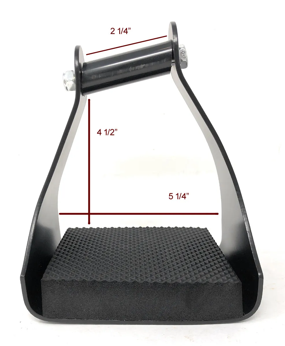 AJ Tack Angled Aluminum Trail Stirrups