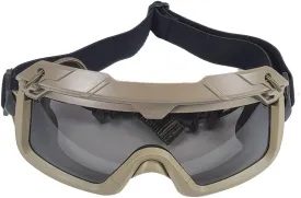 ATAIRSOFT Tactical Anti Fog Safety Protection 2 Modes Goggles Glasses for Airsoft Hiking Paintball Hunting