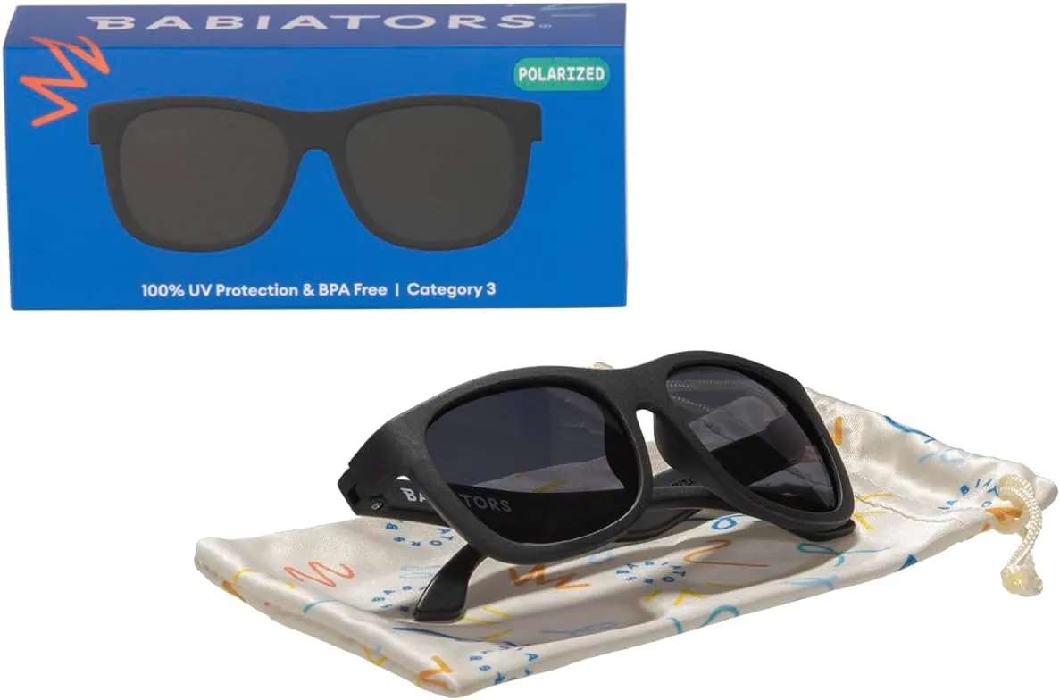 Babiators Baby Navigators - Sunglasses Babies, Toddlers, Children |UV Protection, Durable, Bendable, and Baby Proof