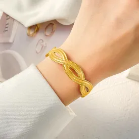 Braided Gold Bracelet