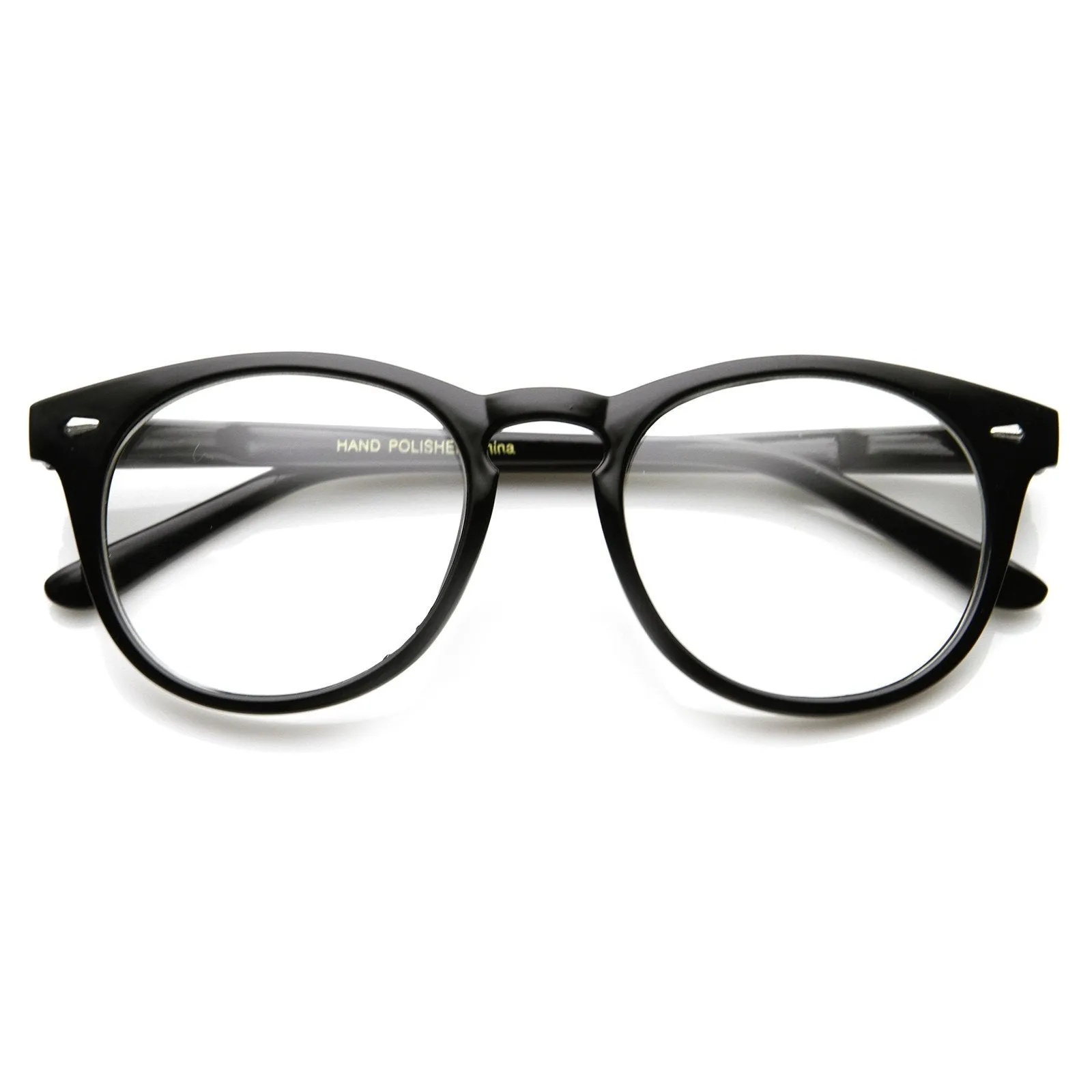 Classic Vintage Round P3 Clear Lens Optical Glasses