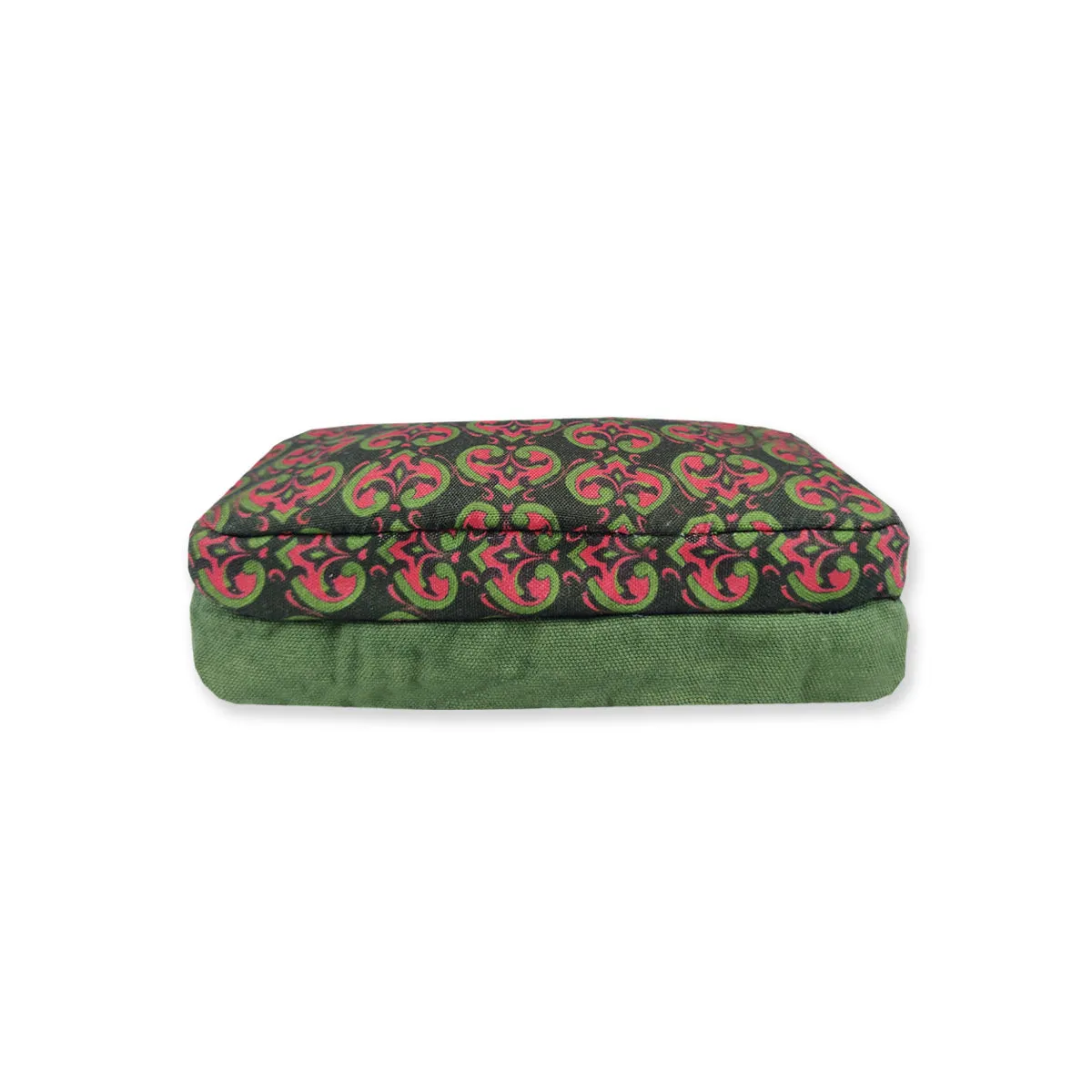 Dual Compartment Sling Bag- Green Knot