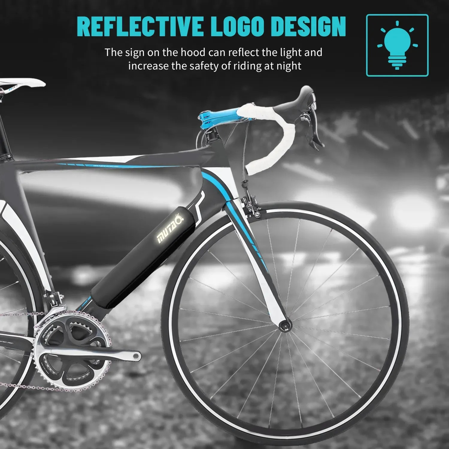 E-Bike Battery Protective Cover Dustproof Waterproof for Lithium Batteries in Downtube Protection