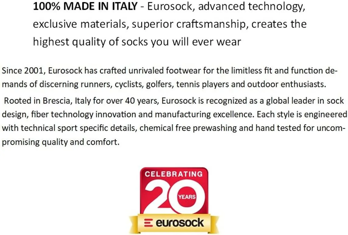 Eurosock ECO Ultralight Ski Socks for Men Women High Performance Socks