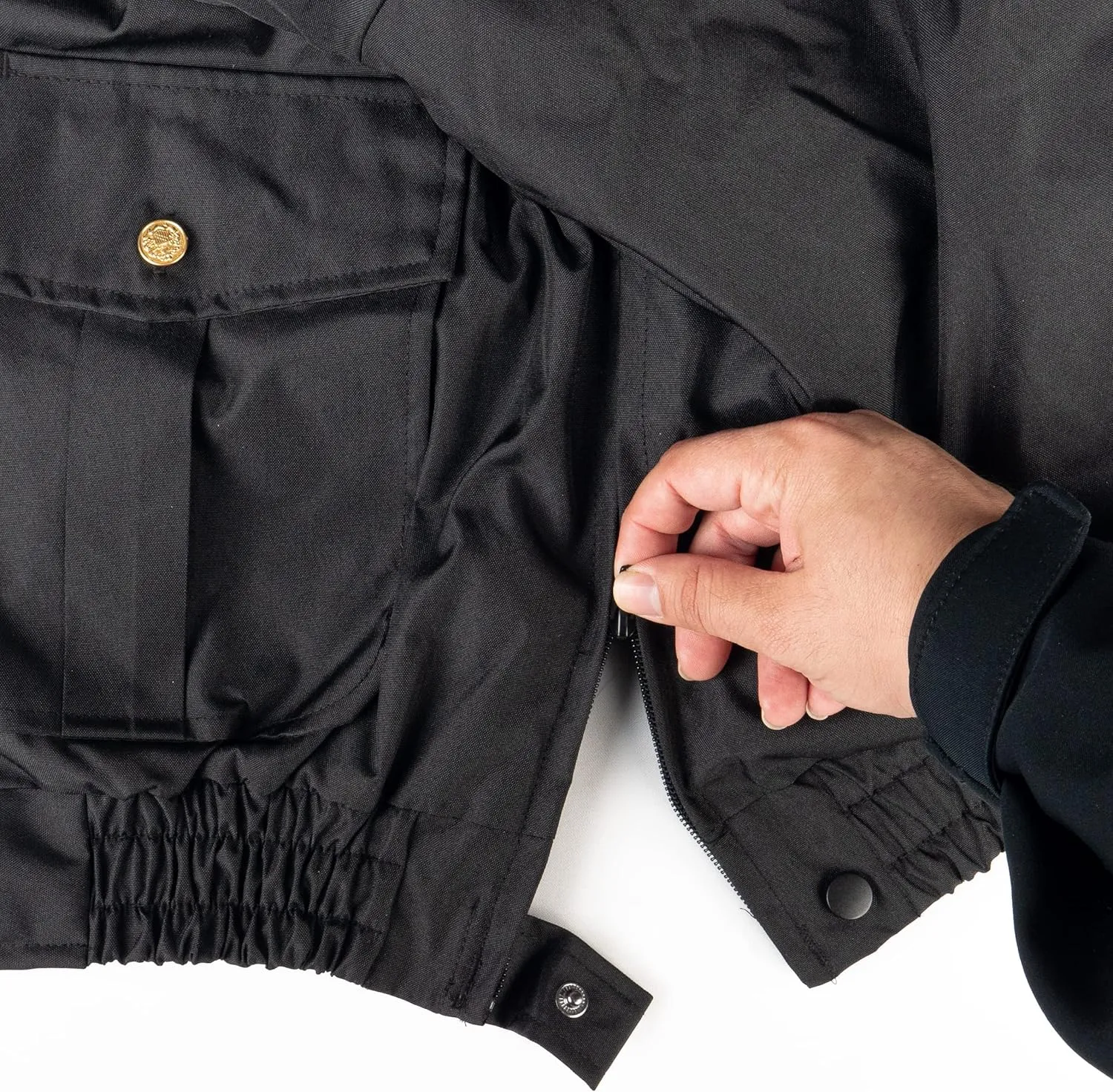 First Class 100% Nylon Oxford All Season Deluxe Plain and Security Bomber Jacket