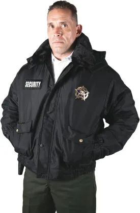 First Class 100% Nylon Oxford All Season Deluxe Plain and Security Bomber Jacket