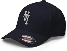 FX Upside Down LA Fitted Hat Embroidered Curved Bill Mid Crown Closed-Back Structured Los Angeles Twill Cap