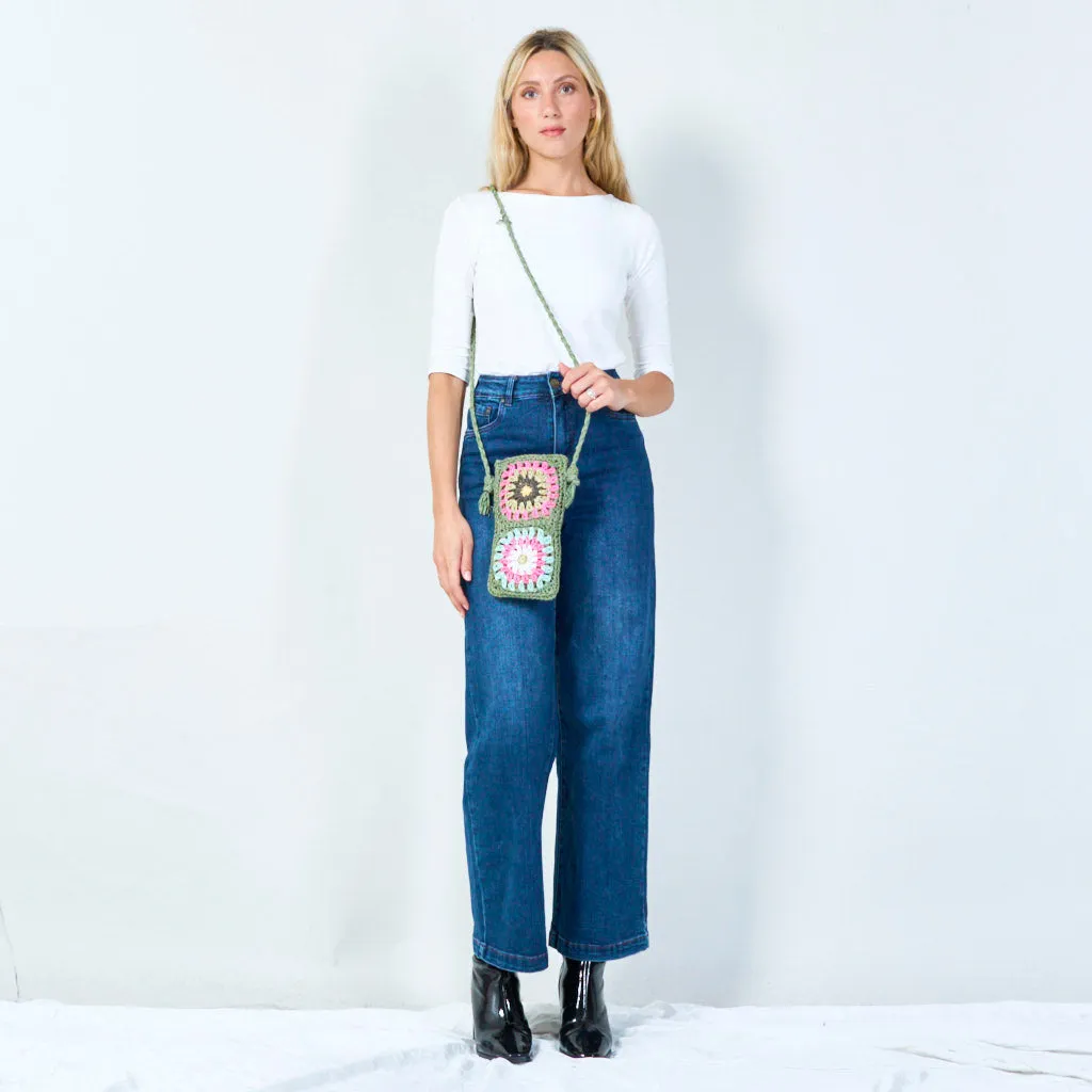 Handmade crochet crossbody bag wholesale