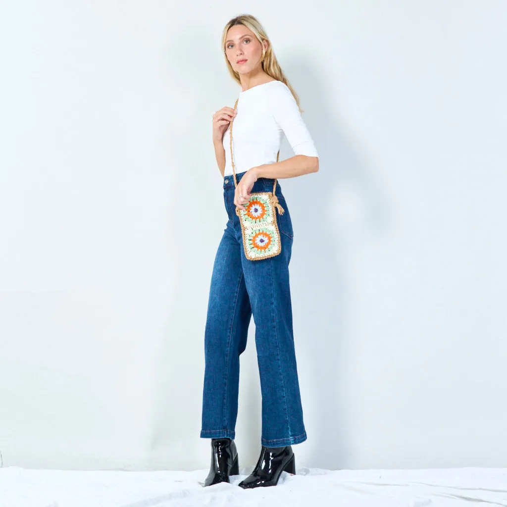 Handmade crochet crossbody bag wholesale