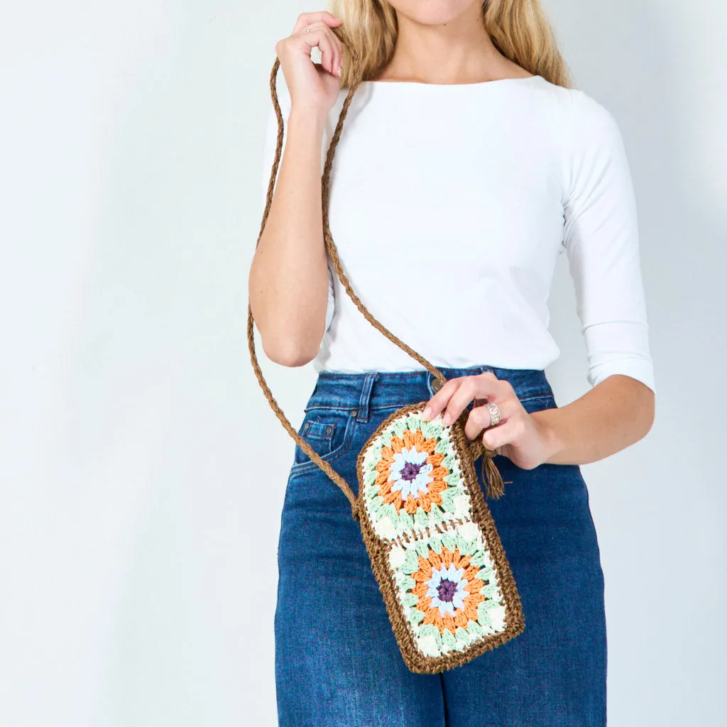 Handmade crochet crossbody bag wholesale