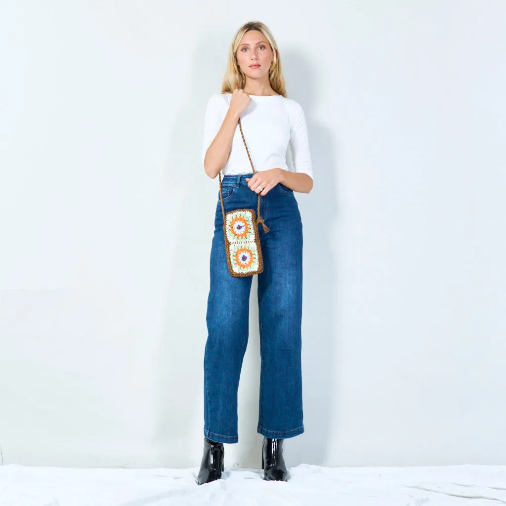 Handmade crochet crossbody bag wholesale