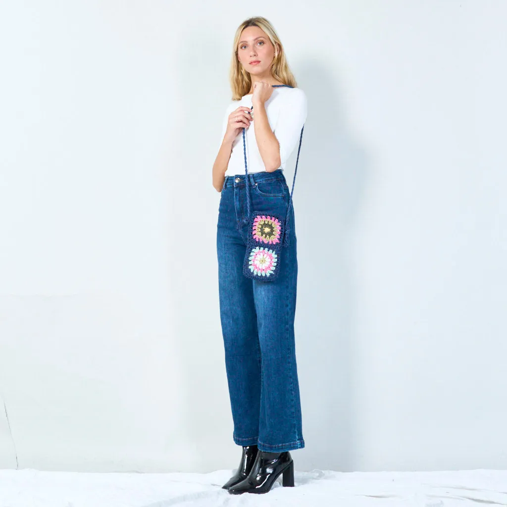 Handmade crochet crossbody bag wholesale