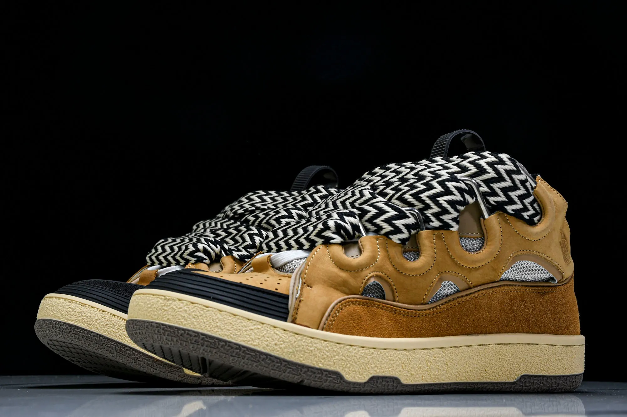 Lanvin Curb Sneaker 'Brown'