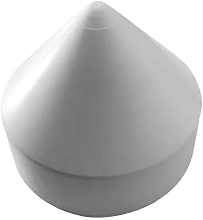 Marine Dock Coned Piling Cap,100% Polyethylene Material, Lasts 10  Years