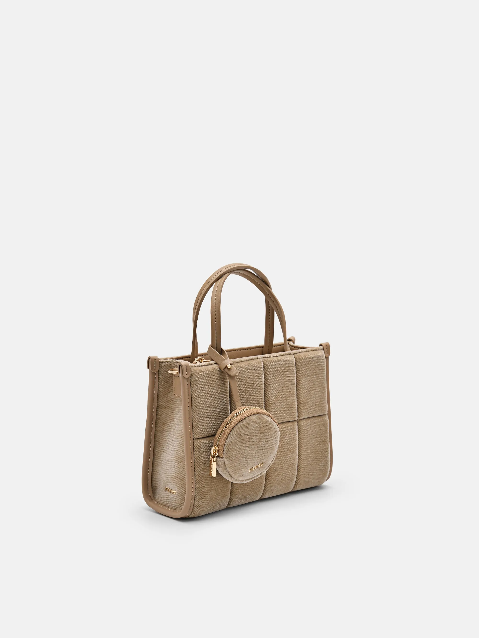 Mini Corduroy Quilted Handbag