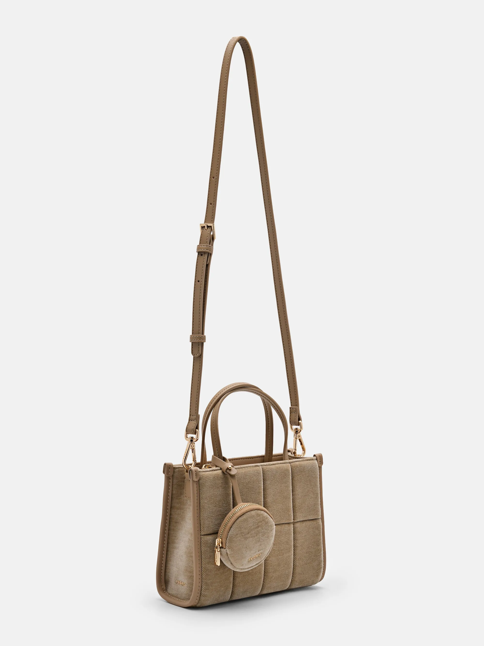Mini Corduroy Quilted Handbag