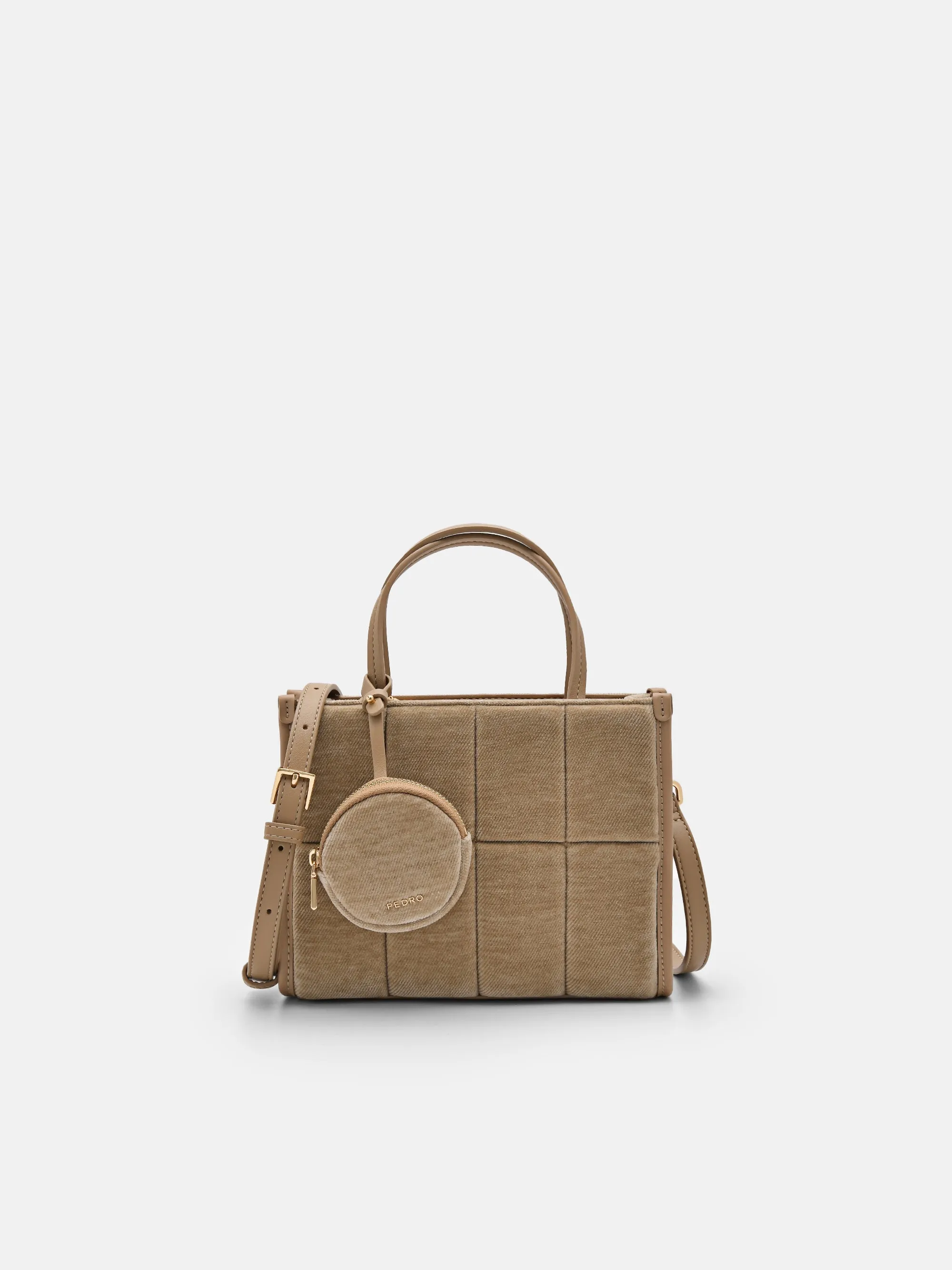 Mini Corduroy Quilted Handbag