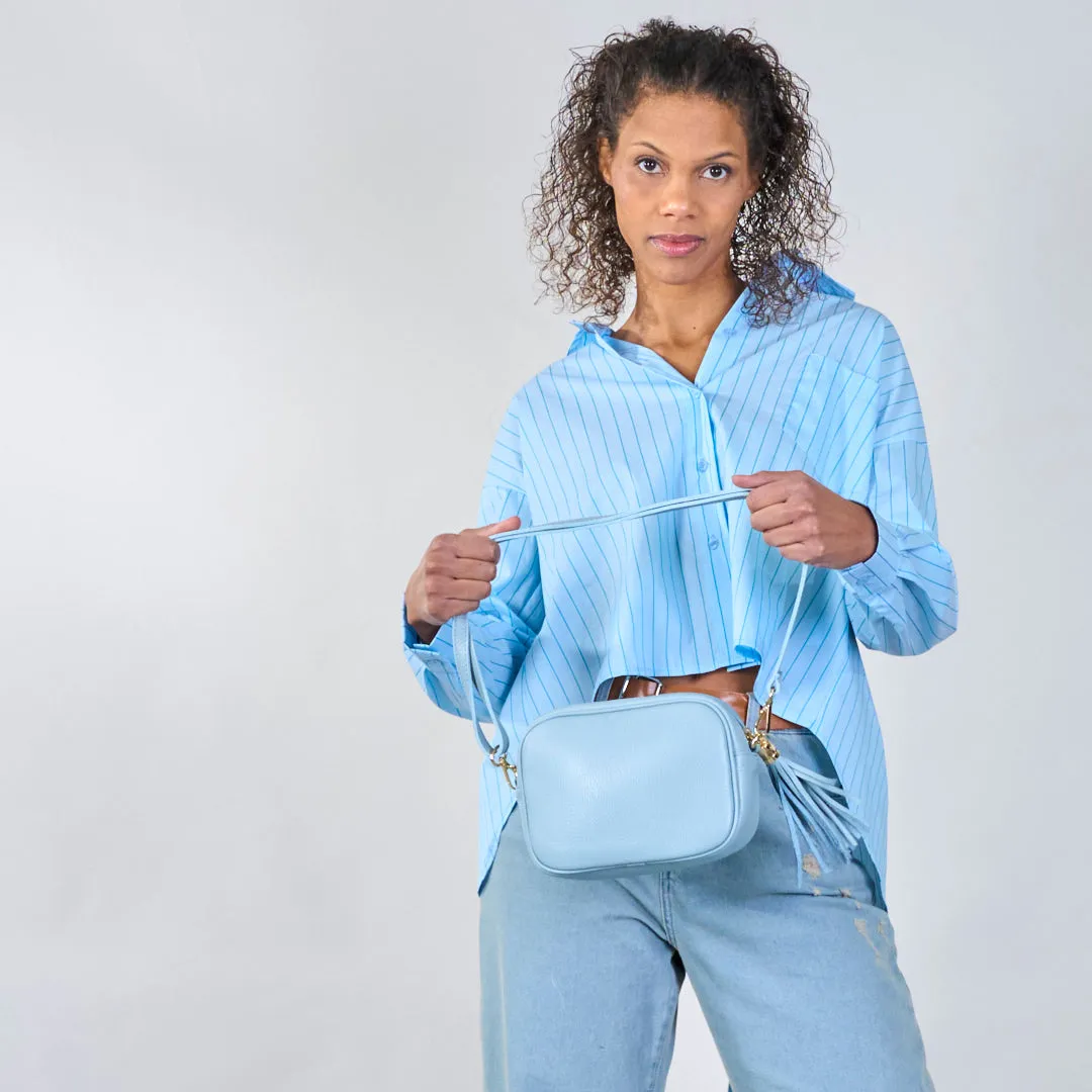 Mini crossbody bags with tassel detail wholesale