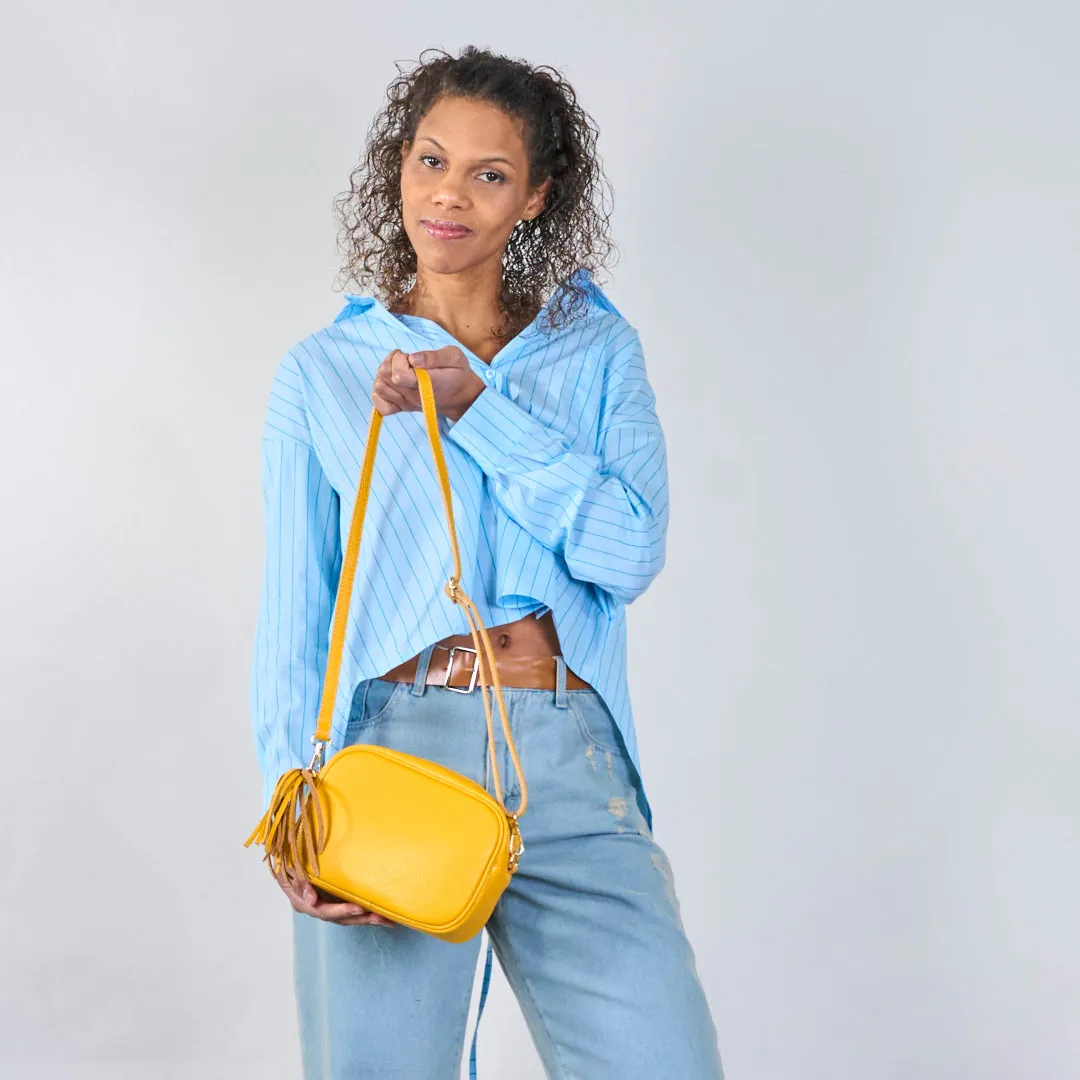 Mini crossbody bags with tassel detail wholesale