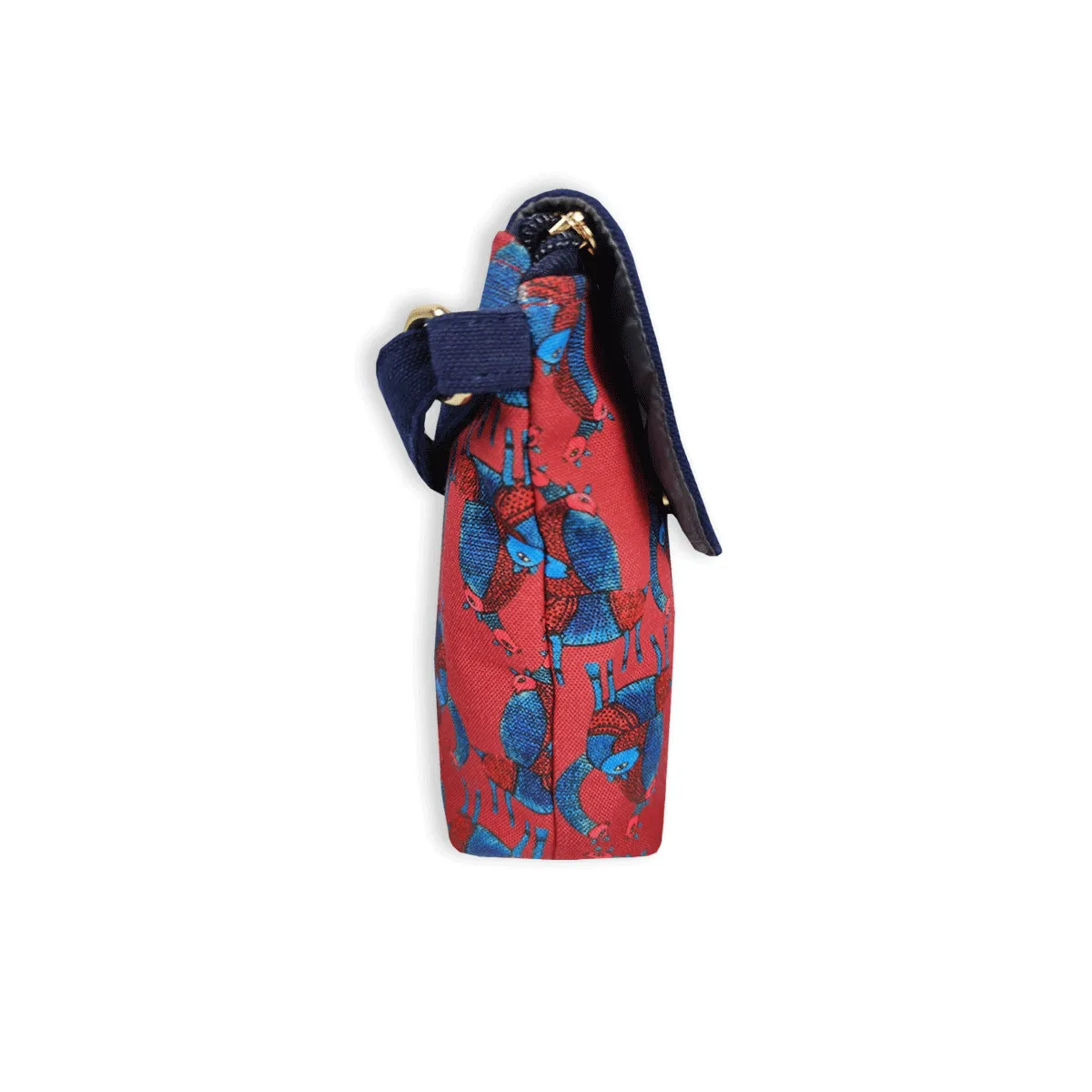 Mobile Sling Bag- Gond Red Deer