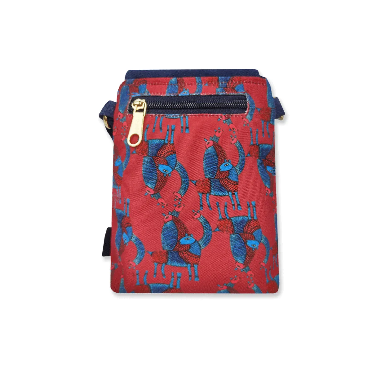 Mobile Sling Bag- Gond Red Deer