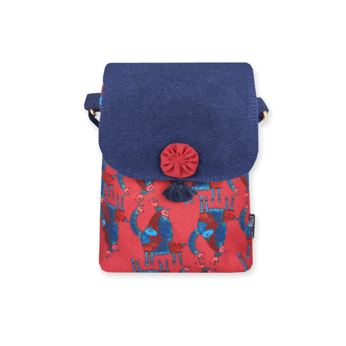 Mobile Sling Bag- Gond Red Deer