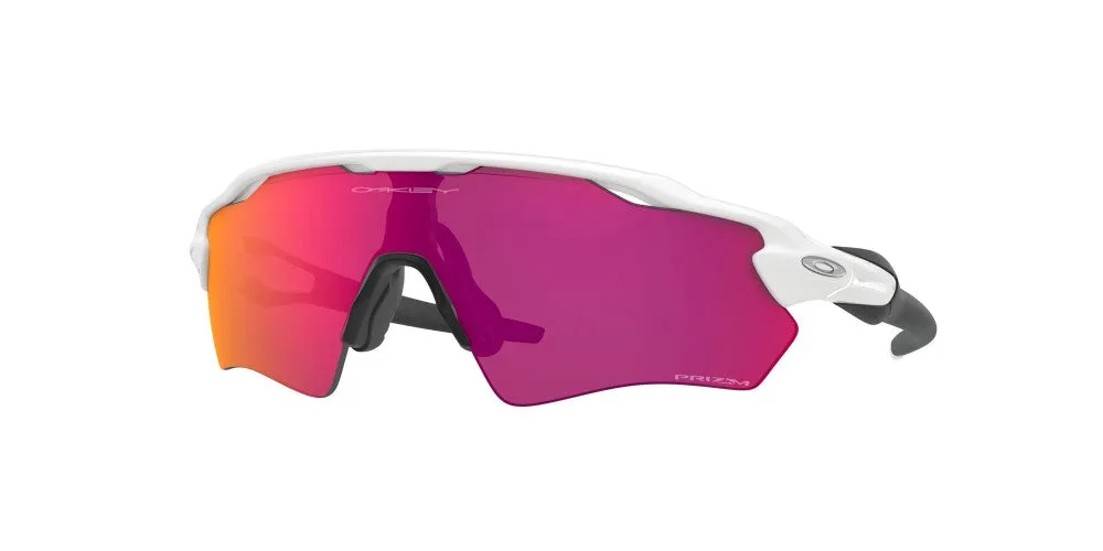 Oakley Youth Fit Radar EV XS Path Polished White Frames - Prizm Field Lens - Non-Polarized Sunglasses