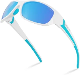 Polarized Sports Sunglasses for Men Women Driving Fishing Cycling Running UV Protection