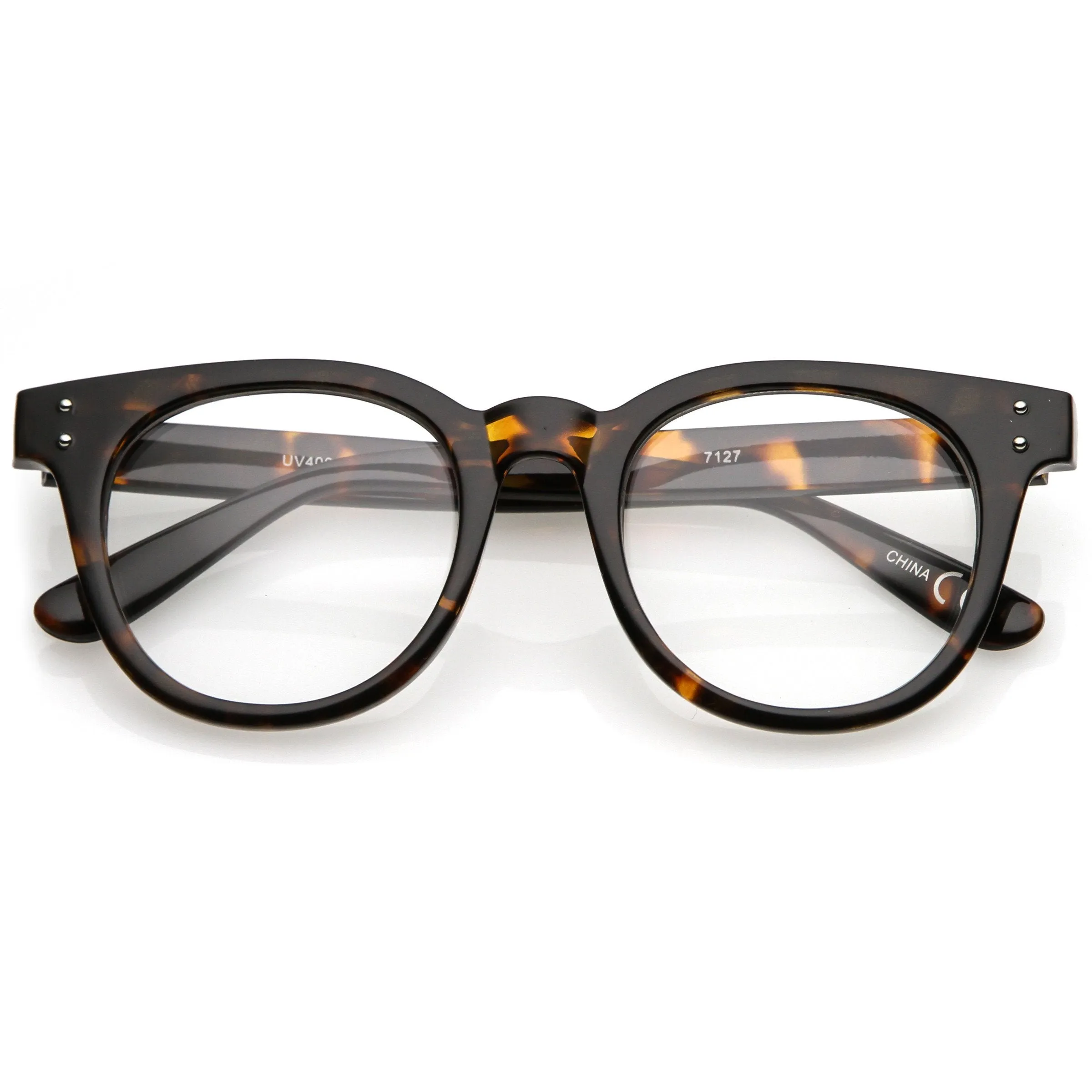 Retro Dapper Hipster Indie Horned Rim Clear Lens Glasses C388