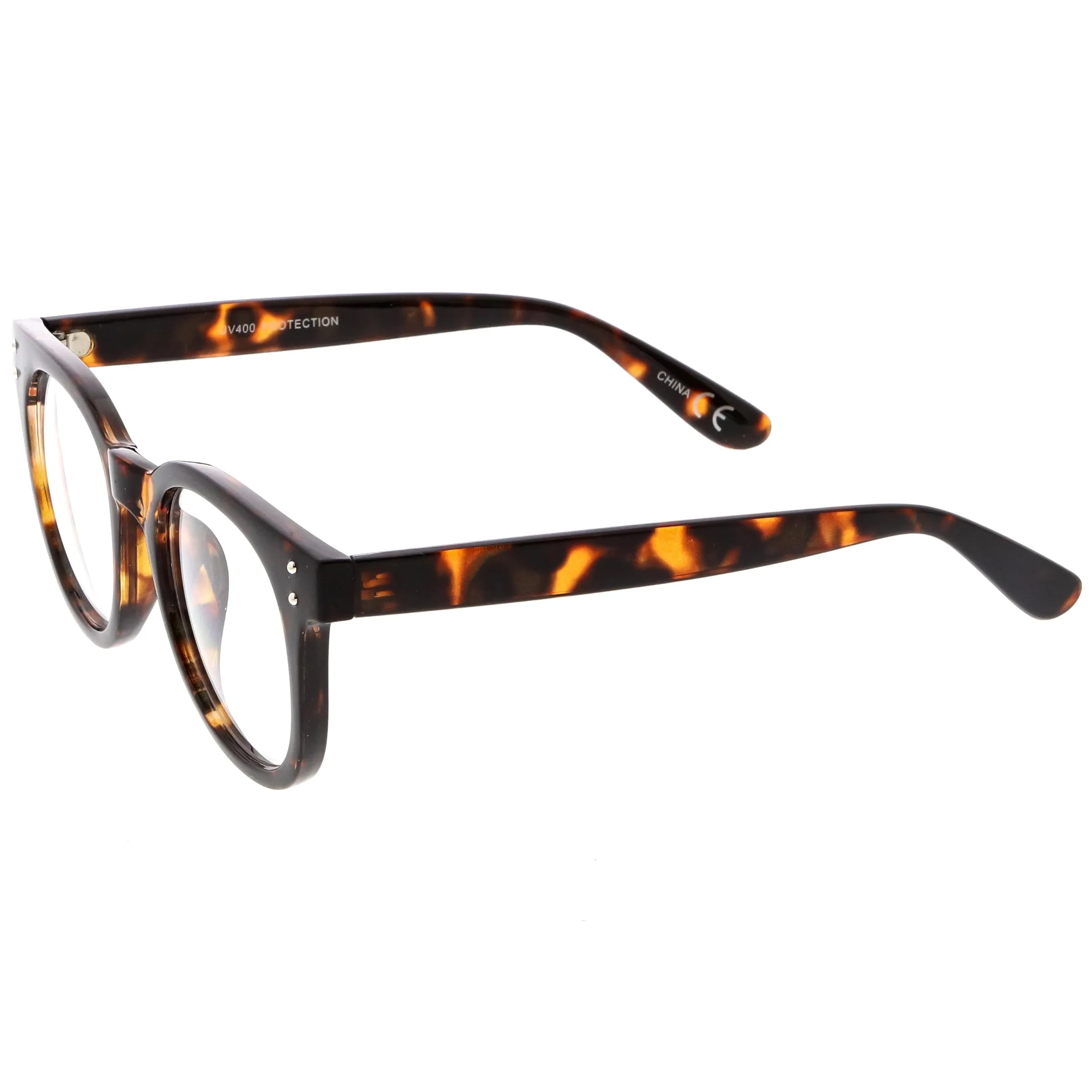 Retro Dapper Hipster Indie Horned Rim Clear Lens Glasses C388