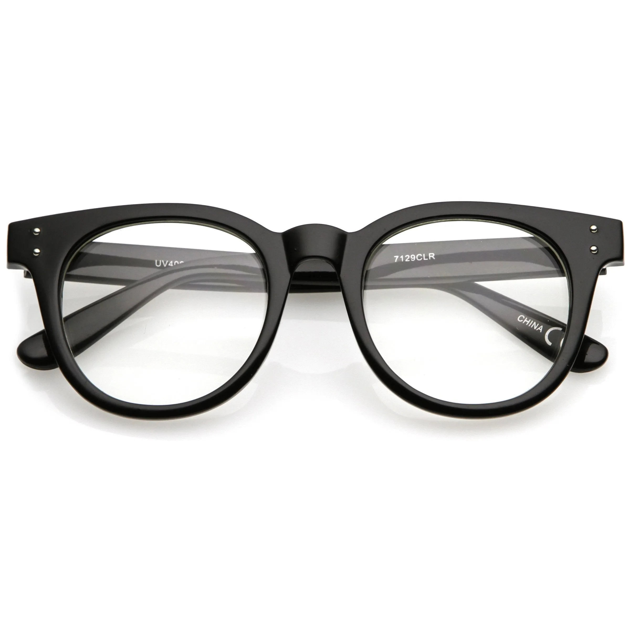 Retro Dapper Hipster Indie Horned Rim Clear Lens Glasses C388