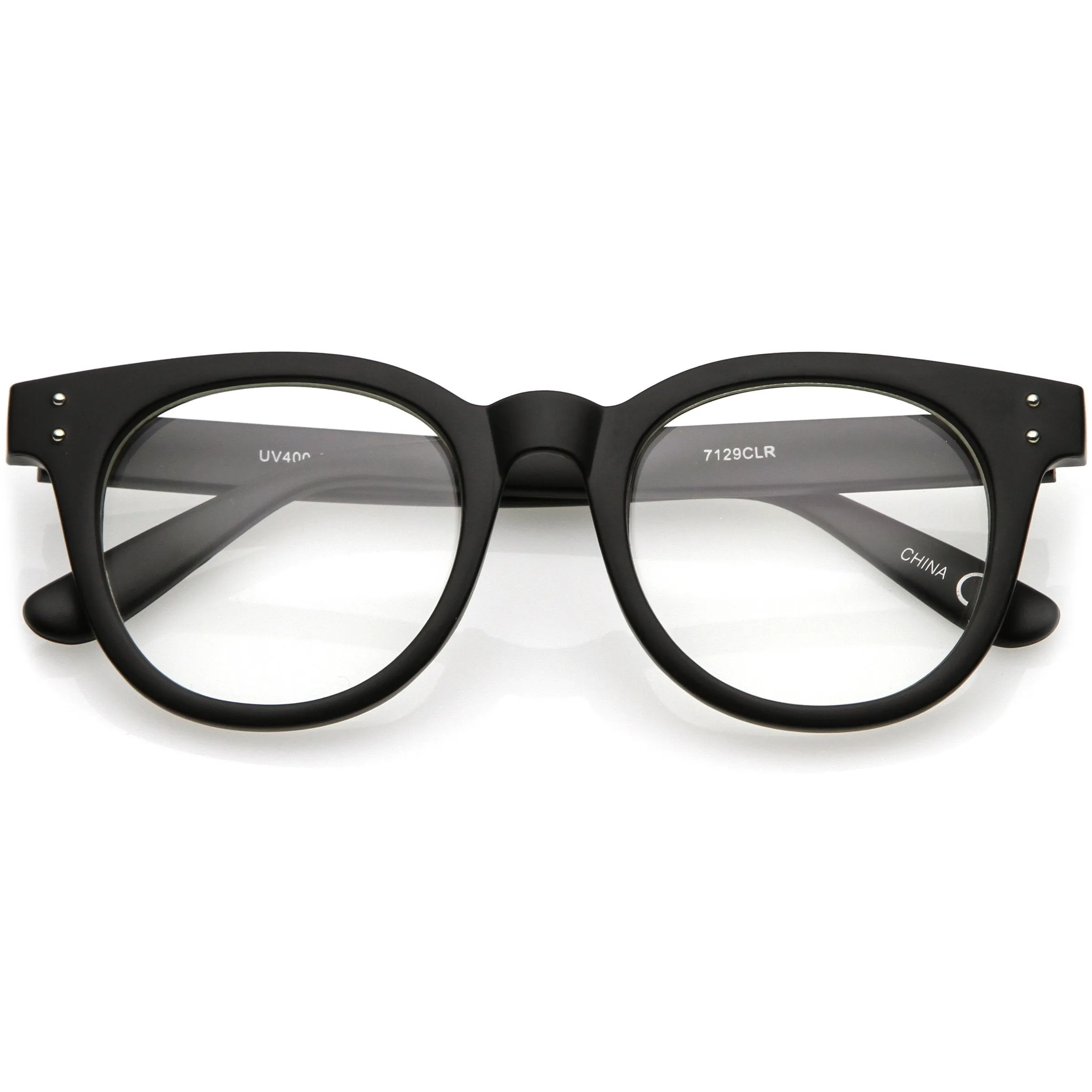 Retro Dapper Hipster Indie Horned Rim Clear Lens Glasses C388
