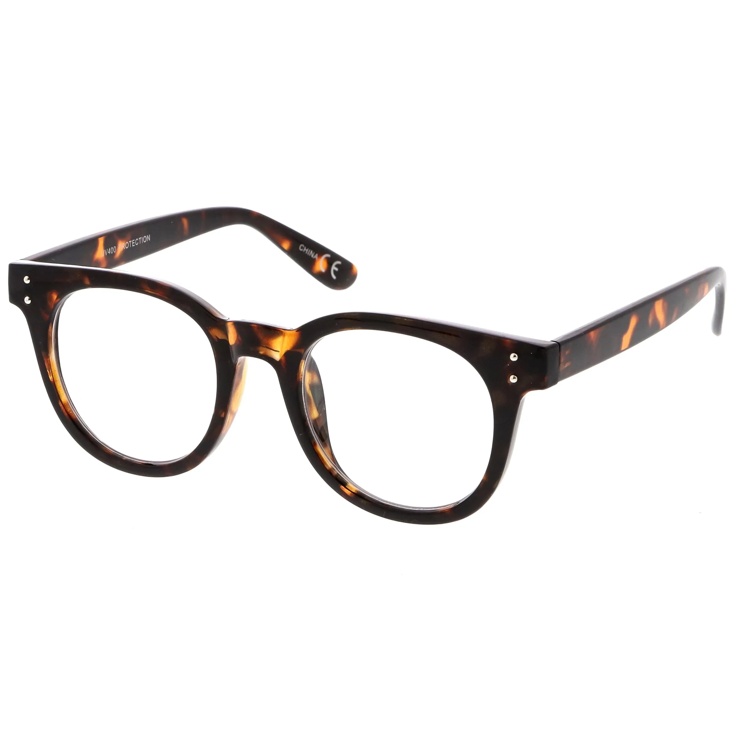 Retro Dapper Hipster Indie Horned Rim Clear Lens Glasses C388