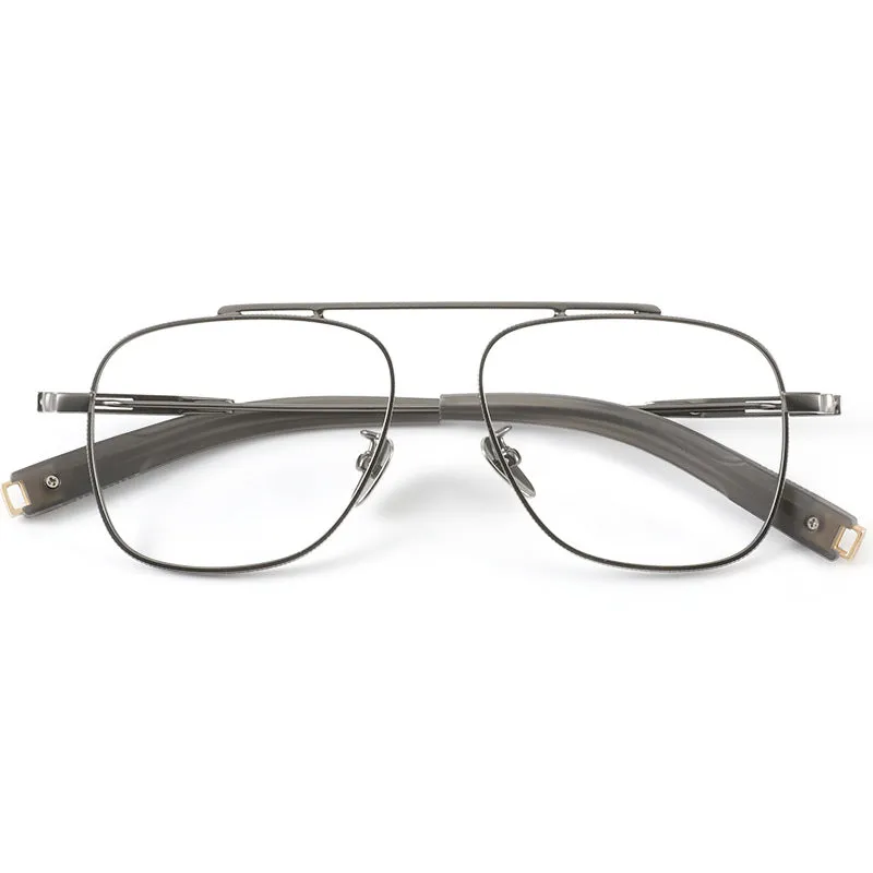 Retro Titanium Square Glasses Frame SM105