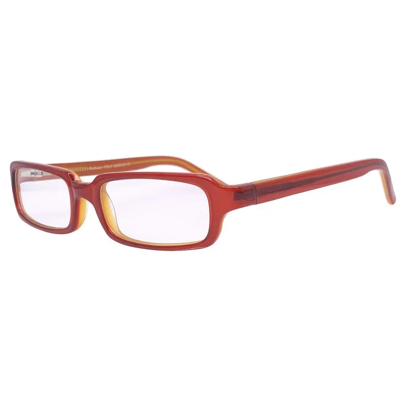 ROJO Bayonetta-Style Rectangular Clear Glasses