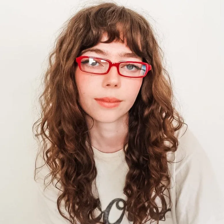 ROJO Bayonetta-Style Rectangular Clear Glasses