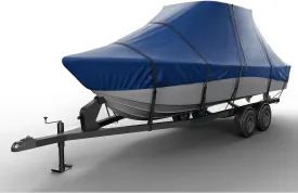Seal Skin Covers T-Top Boat Cover, Waterproof & Heavy-Duty Cover for Center Console Boats, Fits 34' L & 120" W, UV & Fade Resistant, Secure Fit with Straps for All-Weather Protection