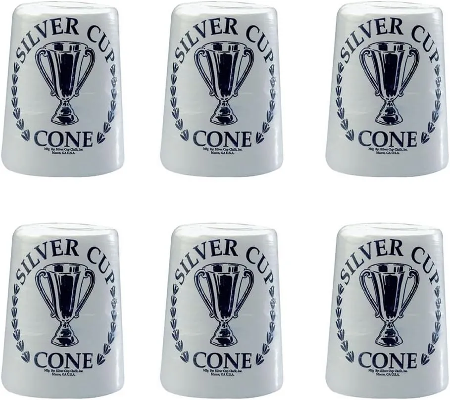 Silver Cup Cone Chalk (Case of Six)