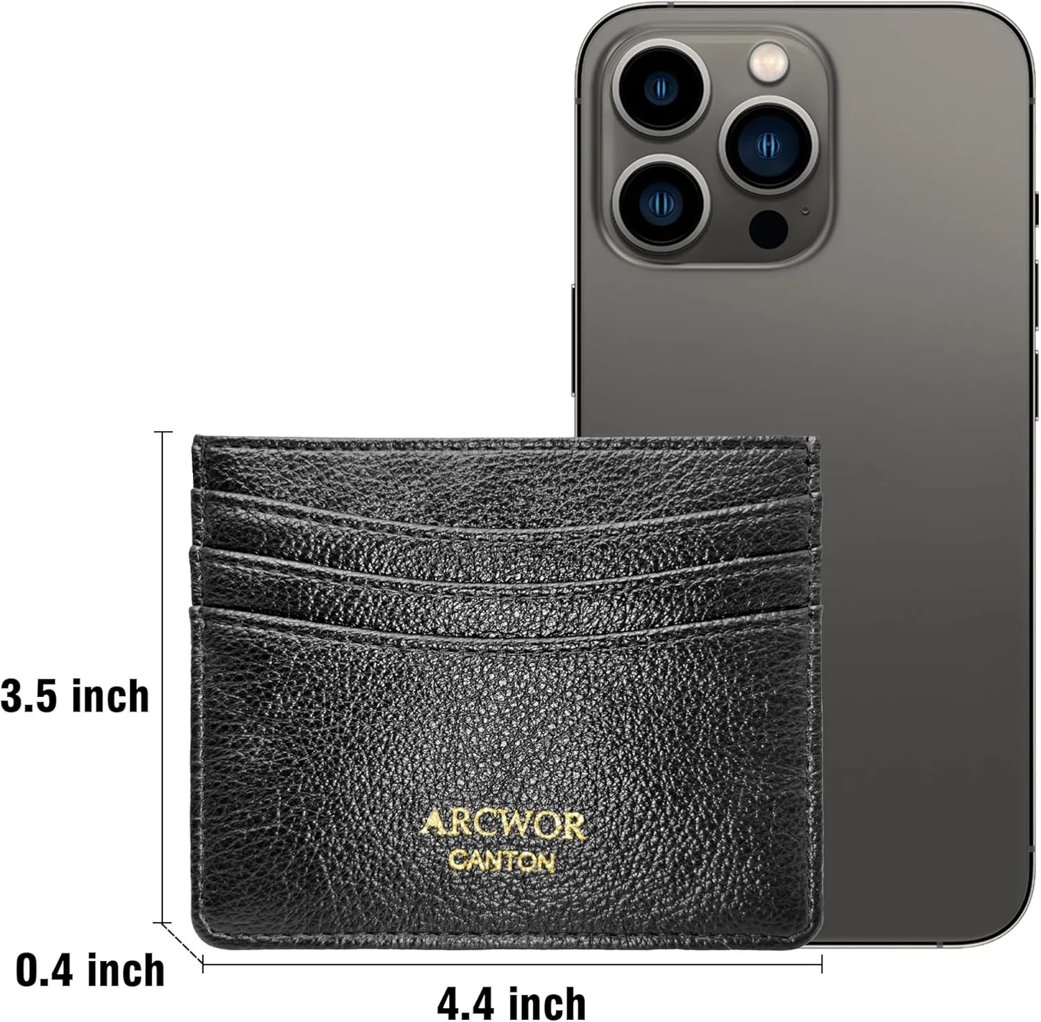 Slim Wallet Minimalist Front Pocket RFID Blocking Men and Women Leather Wallets