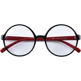 Stylish Plastic Round Eyeglasses A18003
