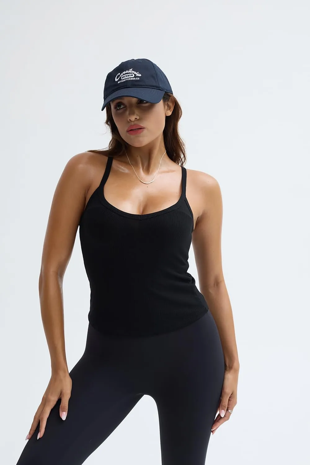 SVALIY Workout Tops for Women Racerback Tank Tops Yoga Gym Ribbed Sleeveless Shirts Clothes