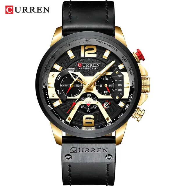 Timeless Military Leather Watch