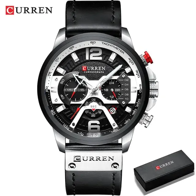Timeless Military Leather Watch