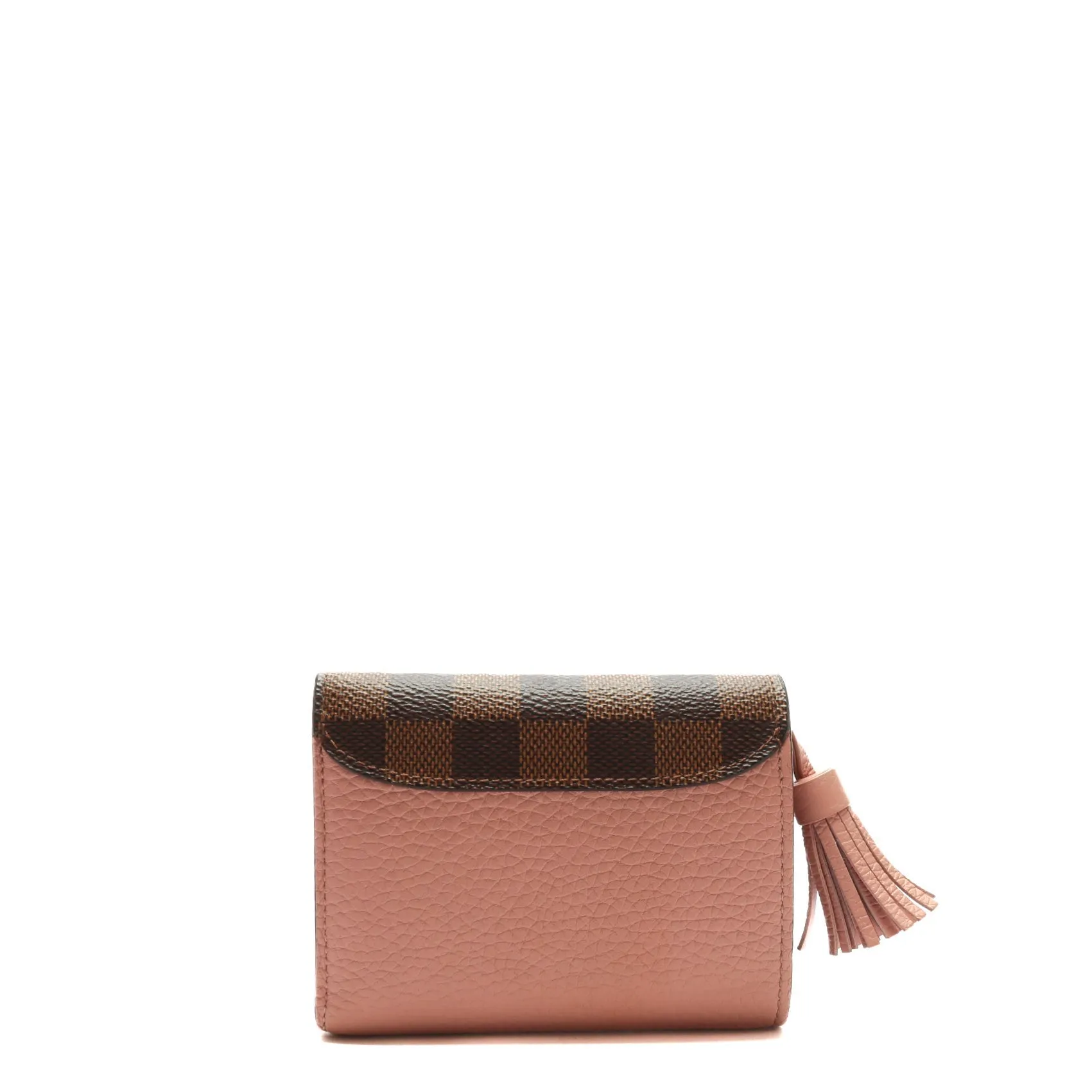 Trendy Inspired Louis Vuitton Croisette Compact Wallet-damier Ebene W/ Magnolia