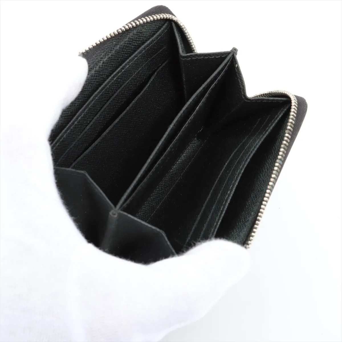Trendy Inspired Louis Vuitton Epi Zippy Coin Purse Black