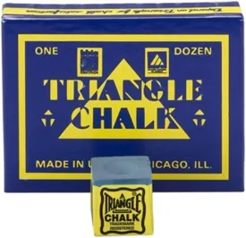 Triangle Chalk- (Box of 12) - Blue